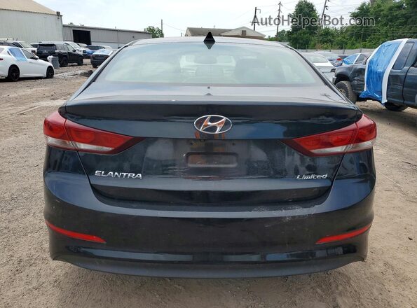 5NPD84LF4HH029467 2017 HYUNDAI ELANTRA Black Rear view