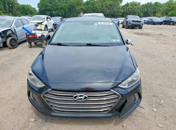 5NPD84LF4HH029467 2017 HYUNDAI ELANTRA Black Front view