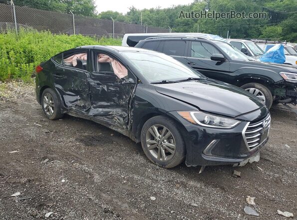 5NPD84LF4HH030828 2017 HYUNDAI ELANTRA Black წინა მარჯვენა