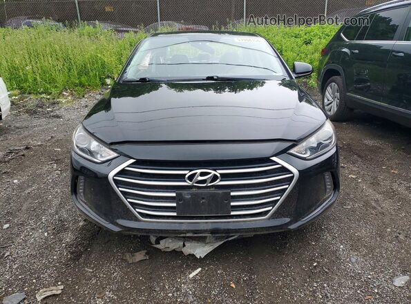 5NPD84LF4HH030828 2017 HYUNDAI ELANTRA Black წინა ხედი