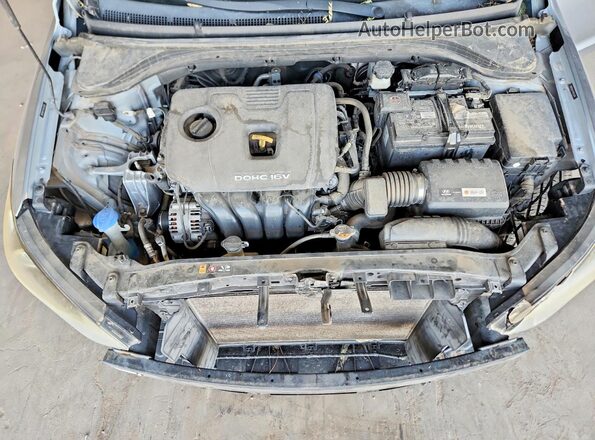 5NPD84LF4HH033289 2017 HYUNDAI ELANTRA Серебряный Вид задней части салона