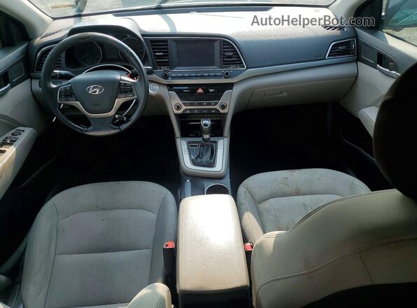 5NPD84LF4HH042624 2017 HYUNDAI ELANTRA Silver წინა პანელის ხედი