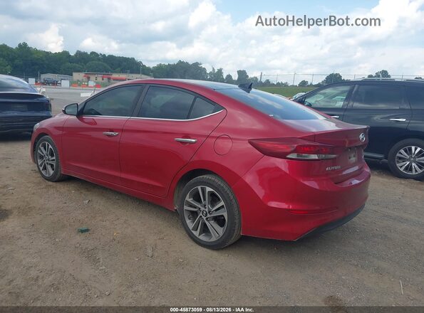 5NPD84LF4HH042736 2017 HYUNDAI ELANTRA Red Tył lewy