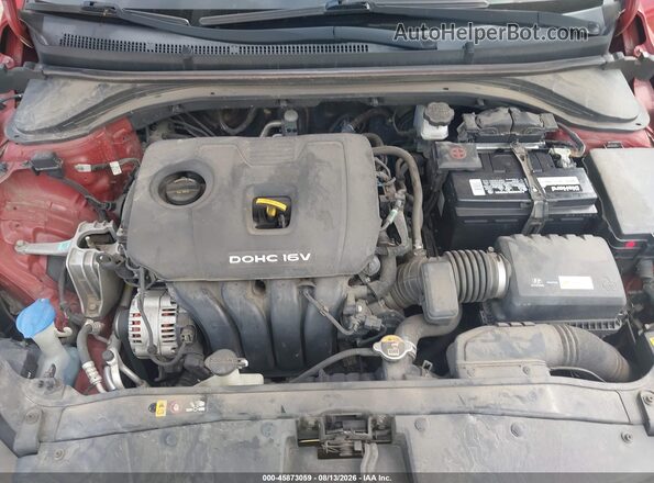 5NPD84LF4HH042736 2017 HYUNDAI ELANTRA Red Widok z tyłu