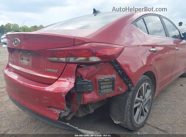 5NPD84LF4HH042736 2017 HYUNDAI ELANTRA Red Widok z przodu