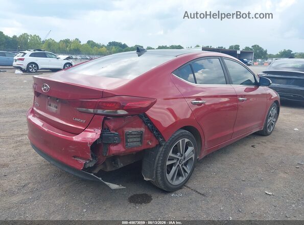 5NPD84LF4HH042736 2017 HYUNDAI ELANTRA Red Tył prawy