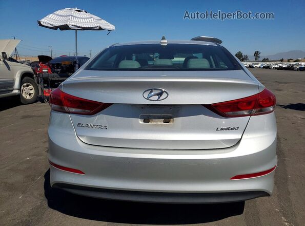 5NPD84LF4HH048651 2017 HYUNDAI ELANTRA Silver Widok z tyłu