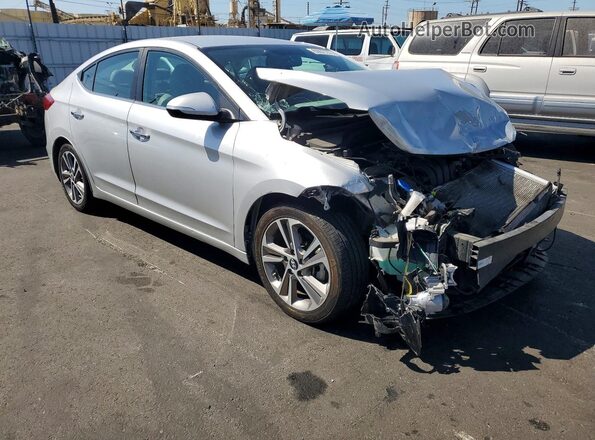 5NPD84LF4HH048651 2017 HYUNDAI ELANTRA Silver Przód prawy