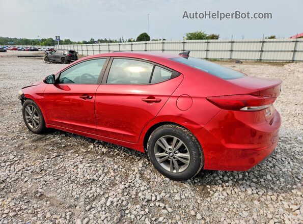 5NPD84LF4HH052814 2017 HYUNDAI ELANTRA Red Հետևի ձախ