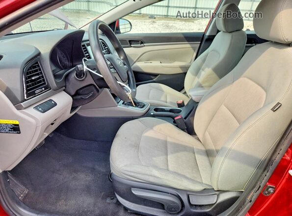 5NPD84LF4HH052814 2017 HYUNDAI ELANTRA Red Սալոնի դիմացի տեսք