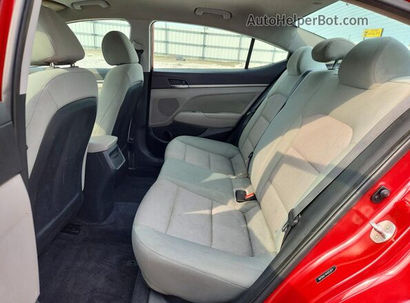 5NPD84LF4HH052814 2017 HYUNDAI ELANTRA Red Հետևի նստատեղերի տեսք