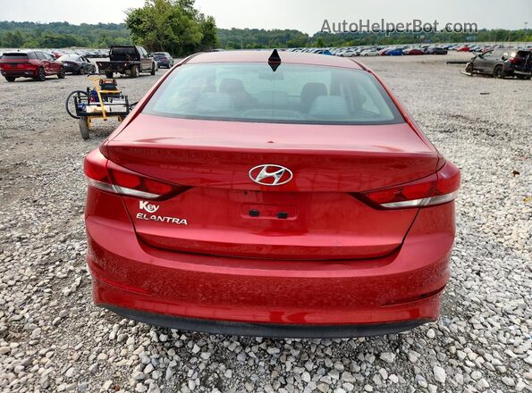 5NPD84LF4HH052814 2017 HYUNDAI ELANTRA Red Հետևի տեսք