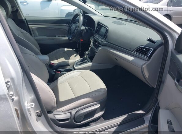 5NPD84LF4HH059116 2017 HYUNDAI ELANTRA Silver წინა სალონის ხედი