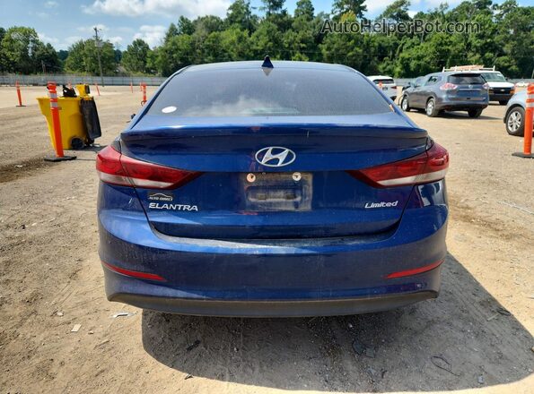 5NPD84LF4HH060623 2017 HYUNDAI ELANTRA Blue უკანა ხედი