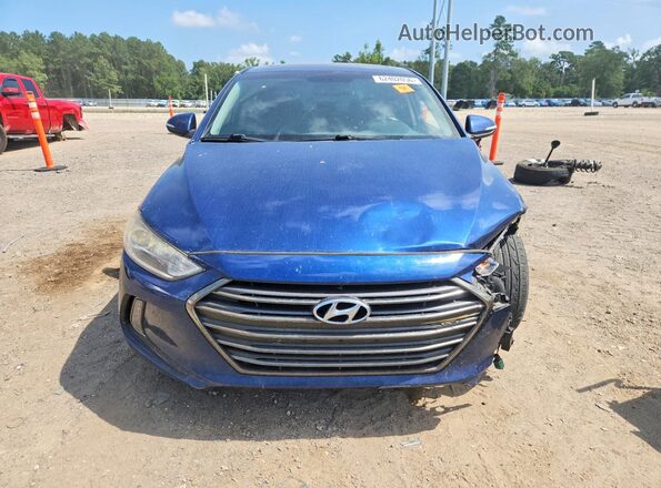 5NPD84LF4HH060623 2017 HYUNDAI ELANTRA Blue წინა ხედი