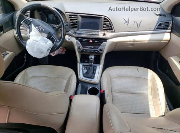 5NPD84LF4HH063098 2017 HYUNDAI ELANTRA Brown Առջևի վահանակի տեսք