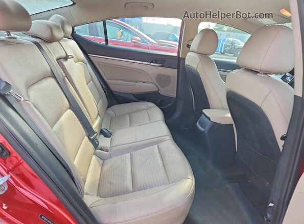 5NPD84LF4HH063098 2017 HYUNDAI ELANTRA Brown Հետևի նստատեղերի տեսք
