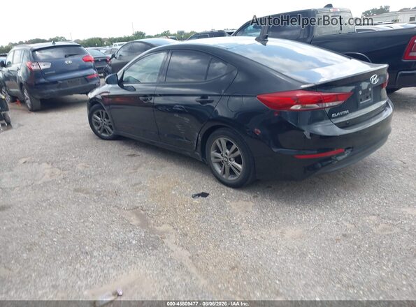 5NPD84LF4HH085683 2017 HYUNDAI ELANTRA Black Rear left