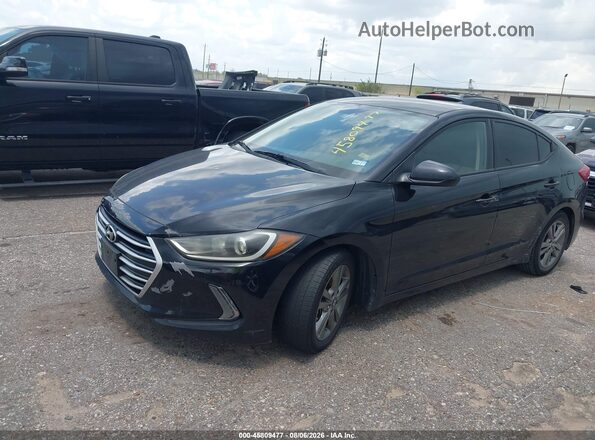 5NPD84LF4HH085683 2017 HYUNDAI ELANTRA Black Front left
