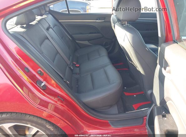 5NPD84LF4HH107536 2017 HYUNDAI ELANTRA Red VIN კოდის სტიკერის ხედი