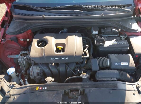 5NPD84LF4HH107536 2017 HYUNDAI ELANTRA Red უკანა ხედი
