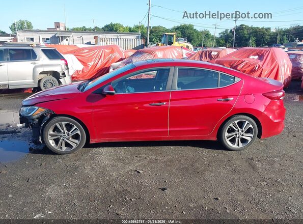 5NPD84LF4HH107536 2017 HYUNDAI ELANTRA Red სალონის 360-გრადუსიანი ხედი