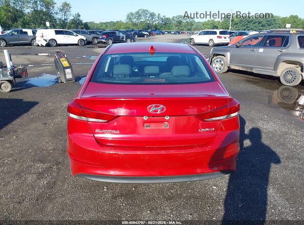 5NPD84LF4HH107536 2017 HYUNDAI ELANTRA Red 