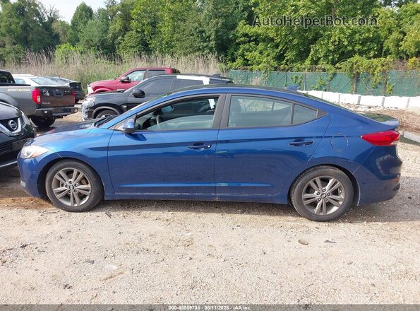 5NPD84LF4HH110095 2017 HYUNDAI ELANTRA Blue Панорамний вид салону 360°
