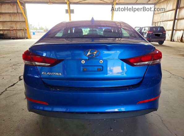 5NPD84LF4HH117225 2017 HYUNDAI ELANTRA Blue Widok z tyłu