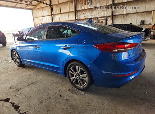 5NPD84LF4HH117225 2017 HYUNDAI ELANTRA Blue Tył lewy