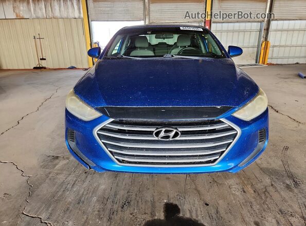 5NPD84LF4HH117225 2017 HYUNDAI ELANTRA Blue Widok z przodu
