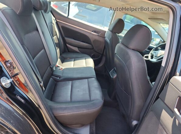 5NPD84LF4HH144828 2017 HYUNDAI ELANTRA Black Հետևի նստատեղերի տեսք
