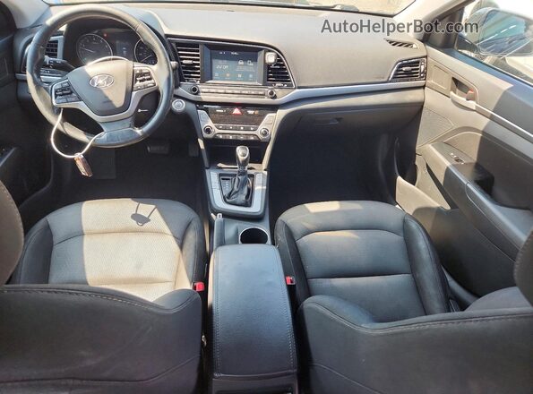 5NPD84LF4HH144828 2017 HYUNDAI ELANTRA Black Առջևի վահանակի տեսք