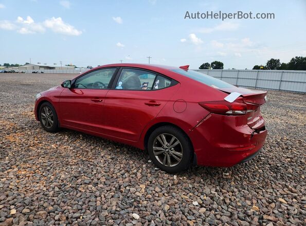 5NPD84LF4HH160317 2017 HYUNDAI ELANTRA Red უკანა მარცხენა