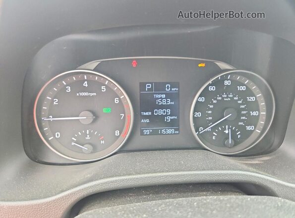 5NPD84LF4HH160317 2017 HYUNDAI ELANTRA Red ხელსაწყოთა პანელის ხედი