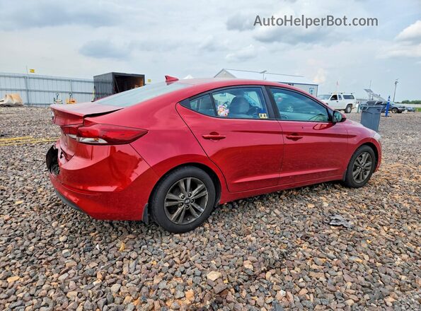 5NPD84LF4HH160317 2017 HYUNDAI ELANTRA Red უკანა მარჯვენა