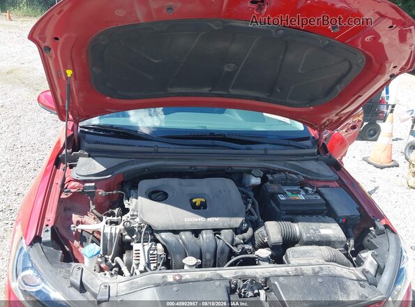 5NPD84LF4HH169664 2017 HYUNDAI ELANTRA Red Widok z tyłu