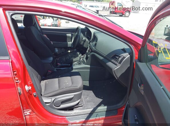 5NPD84LF4HH169664 2017 HYUNDAI ELANTRA Red Widok wnętrza z przodu