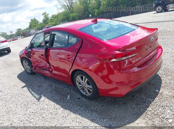 5NPD84LF4HH169664 2017 HYUNDAI ELANTRA Red Tył lewy
