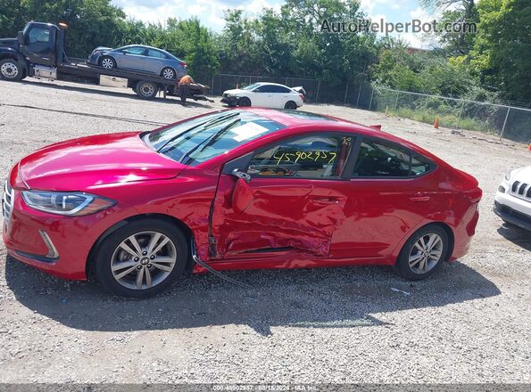 5NPD84LF4HH169664 2017 HYUNDAI ELANTRA Red 