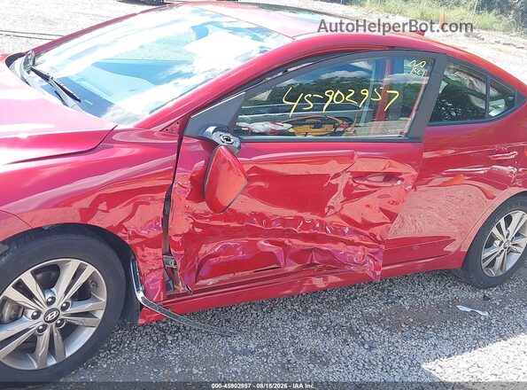 5NPD84LF4HH169664 2017 HYUNDAI ELANTRA Red 