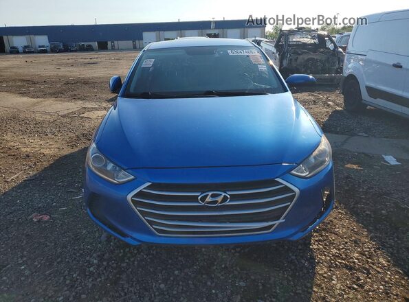 5NPD84LF4HH185590 2017 HYUNDAI ELANTRA Blue წინა ხედი