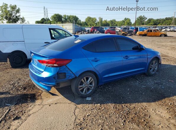 5NPD84LF4HH185590 2017 HYUNDAI ELANTRA Blue უკანა მარჯვენა