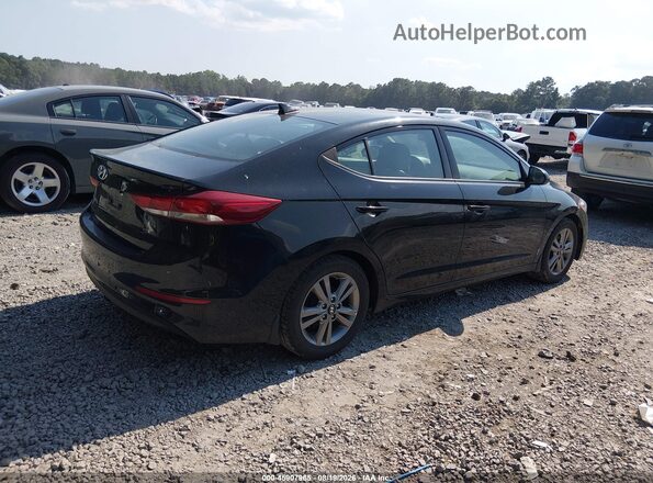 5NPD84LF4HH199389 2017 HYUNDAI ELANTRA Черный Задняя правая четверть