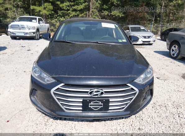 5NPD84LF4HH199389 2017 HYUNDAI ELANTRA Черный Вид щитка приборов