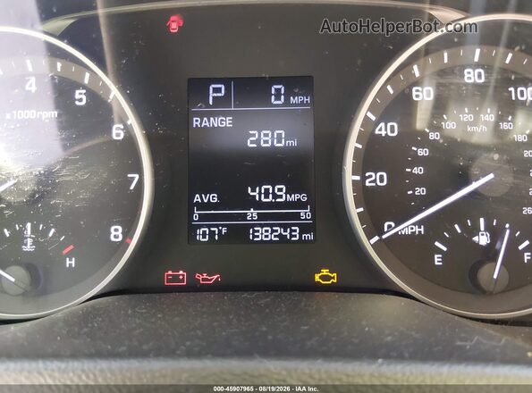 5NPD84LF4HH199389 2017 HYUNDAI ELANTRA Черный 