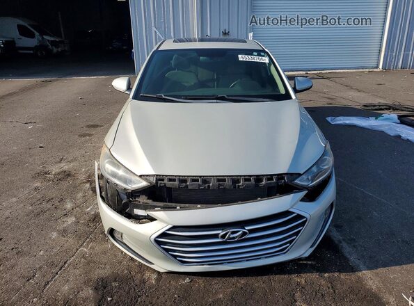 5NPD84LF4HH200010 2017 HYUNDAI ELANTRA Серебряный Вид сзади