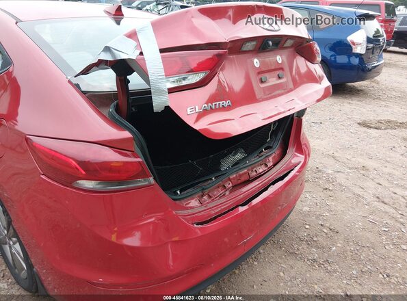 5NPD84LF4HH211704 2017 HYUNDAI ELANTRA Red Front view