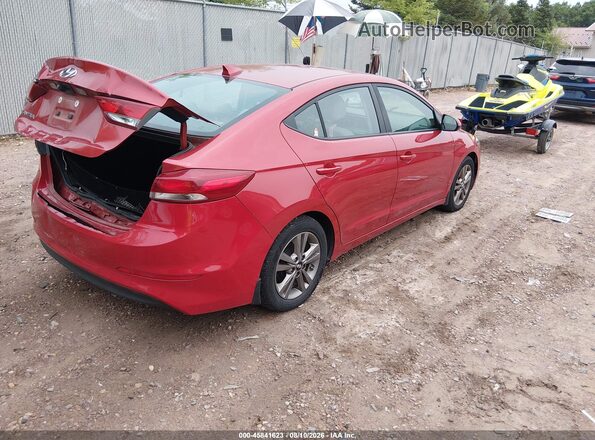 5NPD84LF4HH211704 2017 HYUNDAI ELANTRA Red Rear right