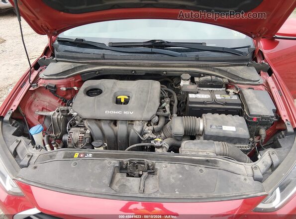 5NPD84LF4HH211704 2017 HYUNDAI ELANTRA Red Rear view